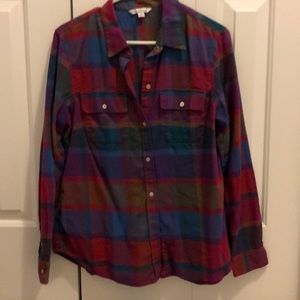 LL bean flannel L